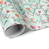 Papier Cadeau Growing Love Gift Wrapping Paper (Coin rond)