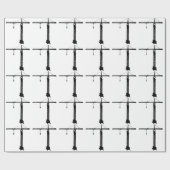 Papier Cadeau grue de grue à tour (Plat)