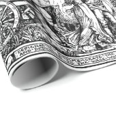 Papier Cadeau Grue Triumph de Walter de travail (Coin rond)