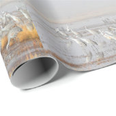 Papier Cadeau Grues de Sandhill (Coin rond)