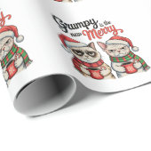 Papier Cadeau Grumpy est le nouveau joyeux Amoureux des chats de (Coin rond)