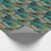 Papier Cadeau Grunge Abstrait : Conception Motif transparente. (Coin)