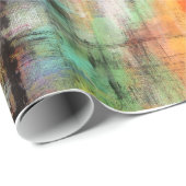 Papier Cadeau Grunge artistique (Coin rond)