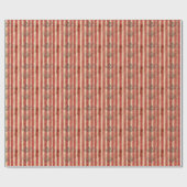 Papier Cadeau Grunge Damask & Stripes (Plat)