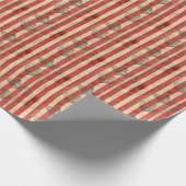 Papier Cadeau Grunge Damask & Stripes (Coin)