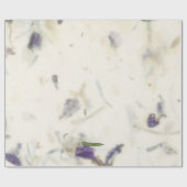 Papier Cadeau Grunge Floral Naturel Shabby Terre Grass Mulberry (Plat)