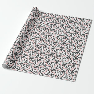 Papier Cadeau Grunge graffiti : touches de pinceau d'art.