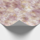 Papier Cadeau Grunge or rose Abstrait (Coin)
