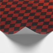 Papier Cadeau Grunge rouge Bourgogne (Coin)