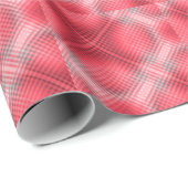 Papier Cadeau Grunge rouge et gris (Coin rond)