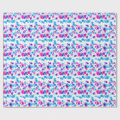 Papier Cadeau Grunge Taches Aquarelle Texture (Plat)