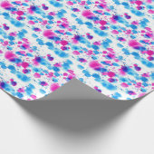 Papier Cadeau Grunge Taches Aquarelle Texture (Coin)
