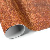 Papier Cadeau Grunge texture métal rouillé. Corrosion rouillée e (Coin rond)