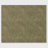 Papier Cadeau Grunge vert d'olive (Plat)