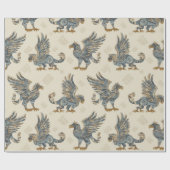 Papier Cadeau Gryphon Hieroglyphs Wrapping Paper (Plat)