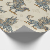 Papier Cadeau Gryphon Hieroglyphs Wrapping Paper (Coin)