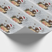 Papier Cadeau Gsp, Noël de chien (Coin)