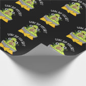 Papier Cadeau Guac Dip Vous Dites Drôle Guacamole Dip Pun Dark B (Coin)