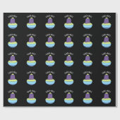 Papier Cadeau Guacamole Funny Mole Dans Guacamole Dip Pun Dark B (Plat)