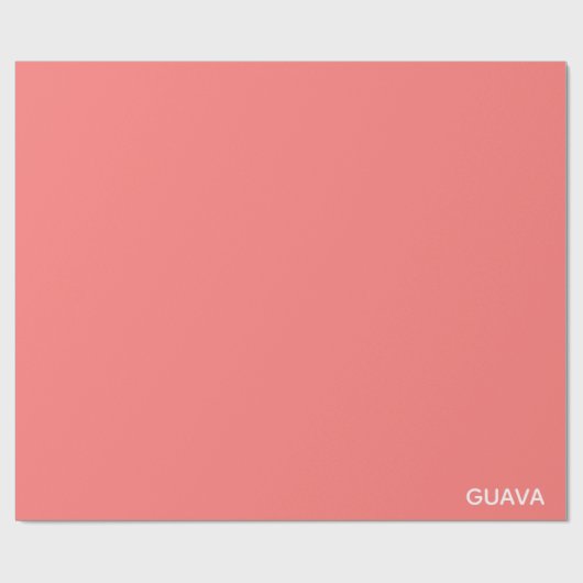 Papier Cadeau Guava pink color name (Plat)