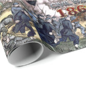 Papier Cadeau Guerre civile 1863 d'ABH (Coin rond)