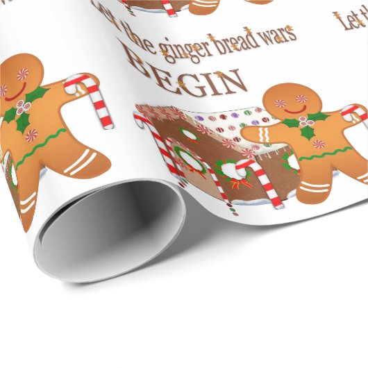 Papier Cadeau Guerre du Ginger (Coin rond)