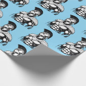 Papier Cadeau guerrier spartiate (Coin)