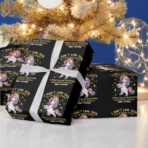 Papier Cadeau Guerrière Licorne Forte pour la Sensibilisation à