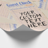 Papier Cadeau Guest Check Custom Personalized Gift (Coin)