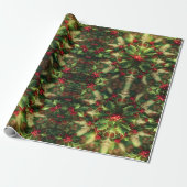 Papier Cadeau Gui Fractal (Déroulé)