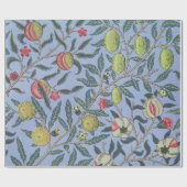 Papier Cadeau Guillaume Morris Fruit Pomegranate Blue Orament (Plat)
