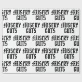 Papier Cadeau Guillemets de misère (Plat)