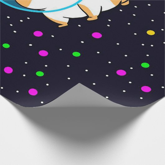 Papier Cadeau Guinéen Cochon Dans L'Espace Cadeau Unique Pour L' (Coin)