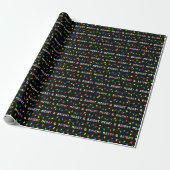Papier Cadeau Guirlandes de Noël Multi (Déroulé)