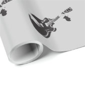 Papier Cadeau Guitare - (Coin rond)