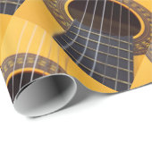 Papier Cadeau Guitare acoustique (Coin rond)
