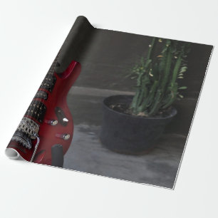 Papier Cadeau Guitare acoustique cool