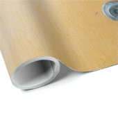 Papier Cadeau Guitare acoustique géniale (Coin rond)