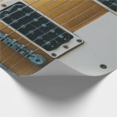 Papier Cadeau Guitare acoustique géniale (Coin)