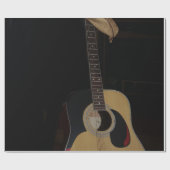 Papier Cadeau Guitare cool (Plat)