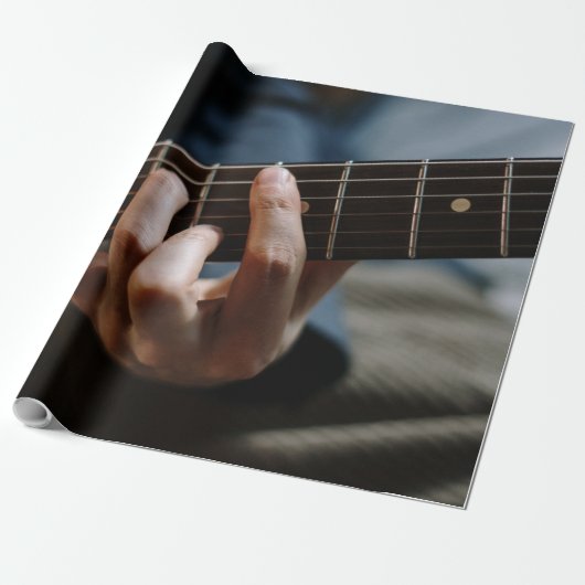 Papier Cadeau Guitare géniale (Déroulé)