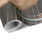 Papier Cadeau Guitare géniale (Coin rond)