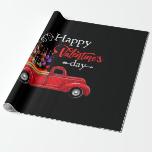 Papier Cadeau Guitariste Joyeux Jour des Valentines Anniversaire