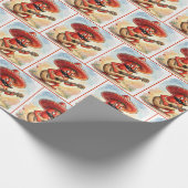 Papier Cadeau Guitariste Piment Rouge (Coin)
