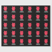 Papier Cadeau Gummy A Break Funny Candy Pun Dark BG (Plat)