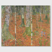 Papier Cadeau Gustav Klimt - Ferme Avec Birch Trees (Plat)