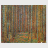 Papier Cadeau Gustav Klimt - Forêt de pins de Tannenwald (Plat)