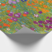 Papier Cadeau Gustav Klimt - Jardin des fleurs (Coin)