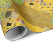 Papier Cadeau Gustav Klimt le baiser (Coin rond)