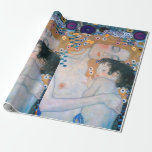 Papier Cadeau Gustav Klimt - Mère et Enfant<br><div class="desc">Mère et Enfant (détail de trois ans de femme) - Gustav Klimt,  Huile sur toile,  1905</div>